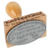 Holzstempel 70x50 mm oval