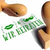 Motivstempel Hochzeit 1 "WIR HEIRATEN" Motivstempel Hochzeit 1 "WIR HEIRATEN"