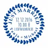 Stempelabdruck Save the Date Stempelabdruck Save the Date