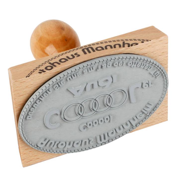 Holzstempel 100x70 mm oval Holzstempel 100x70 mm oval