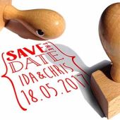 Motivstempel Hochzeit 18 "Save the Date"