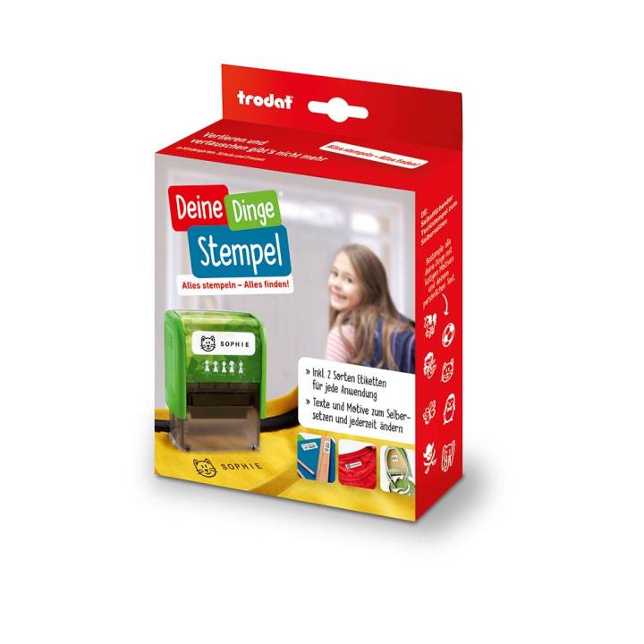 DeineDingeStempel von Trodat Stempelset