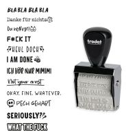 trodat® Creative Mini Stempel + Kissen Set - Böse Sprüche trodat® Creative Mini Stempel + Kissen Set - Böse Sprüche